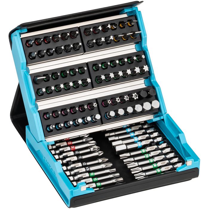Hazet Bitset SmartCase Bit Satz, 2200SC-3, 96-teilig, Schlitz, Kreuz, Torx, Innensechskant – Böttcher AG