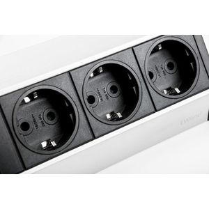 Produktbild für Tischsteckdose EVOline V-Dock, ohne Zuleitung