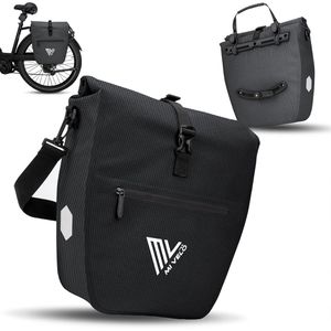 Gepäckträgertasche Mivelo Capax Mini, schwarz, 20 Liter