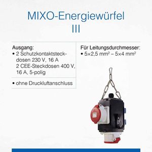 Produktbild für Hängeverteiler as-Schwabe Mixo III, IP44 für außen