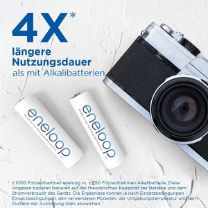Produktbild für Akku Panasonic Eneloop BK-3MCDE, 1,2 V, 2000 mAh
