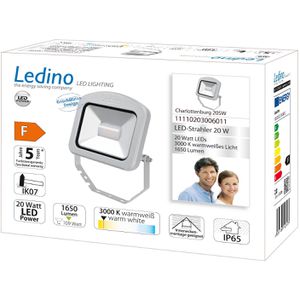Produktbild für LED-Außenstrahler Ledino Charlottenburg, IP65 wasserdicht