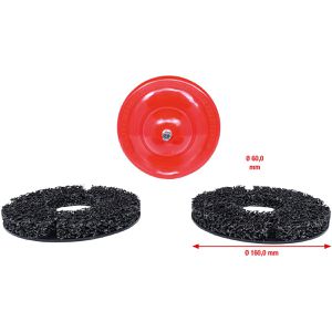 Produktbild für Radnabenschleifer KS-Tools 100.4070, 6-kant 11 mm, 4-teilig