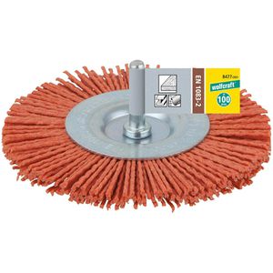 Produktbild für Drahtbürste Wolfcraft gewellt, Scheibenbürste