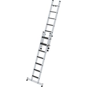 Produktbild für Schiebeleiter MUNK 40670, 2 x 7 Stufen + clip-step R13