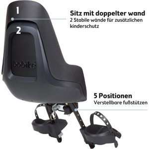 Produktbild für Fahrrad-Kindersitz bobike GO Mini