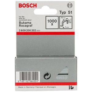 Tackerklammern Bosch 51/10, 2609200202, 10mm