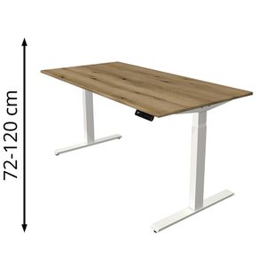 Produktbild für Schreibtisch Kerkmann Move 3, asteiche / weiß