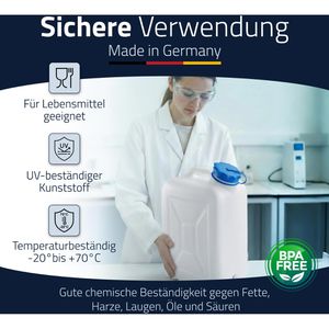 Produktbild für Wasserkanister Hünersdorff 818300, Weithalskanister