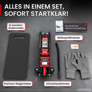 Produktbild für Rangierwagenheber Tarpofix WGH-25-RO, rot