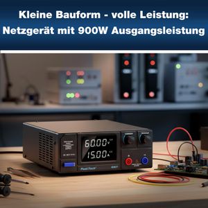 Produktbild für Labornetzteil PeakTech P 6167, mit LED-Anzeige