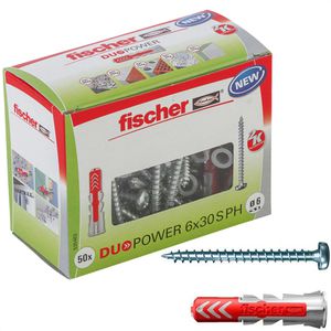 Schrauben-Dübel-Set Fischer 535463, DuoPower S PH
