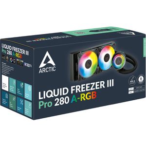 Produktbild für CPU-Kühler Arctic Liquid Freezer III Pro 280 A-RGB, PWM