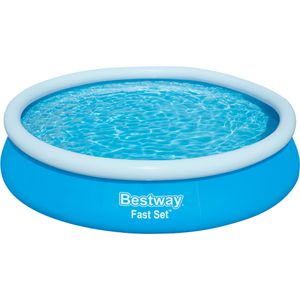Produktbild für Aufstellpool Bestway 57273 Fast Set blau, rund