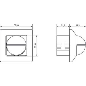Produktbild für Bewegungsmelder Theben Luxa 103-200 T PIR