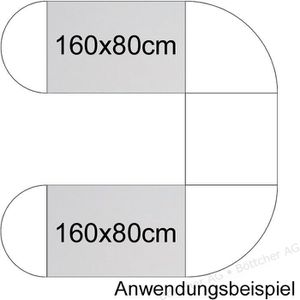 Produktbild für Tischplatte Hammerbacher KP16