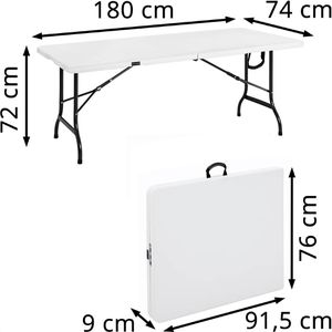 Produktbild für Gartentisch CASARIA 100082, Kunststoff