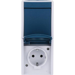 Produktbild für Steckdose Busch-Jaeger Ocean 2601/6/20 EW-53, IP44, Aufputz