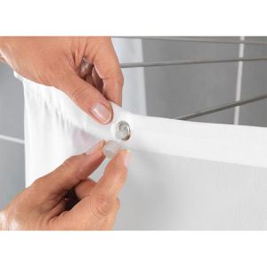 Produktbild für Duschvorhang Wenko Duschschirm 23863100, 180 x 200 cm