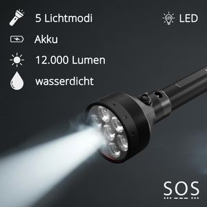 Produktbild für Taschenlampe Ledlenser P21R, LED, aufladbar