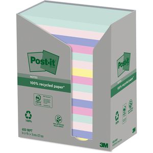 Produktbild für Haftnotizen Post-it Recycling Notes, pastell