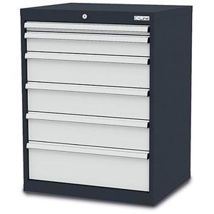 Produktbild für Schubladenschrank Simplaflex CL7H091131, Metall