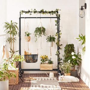 Produktbild für Garderobenständer Songmics HSR60BV1, schwarz