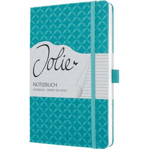 Produktbild für Notizbuch Sigel Jolie Aqua Green, JN103, Kunstleder Hardcover