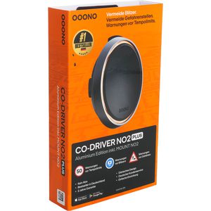 Produktbild für Blitzerwarner OOONO CO-DRIVER NO2 Plus, mit USB und Akku