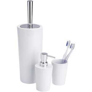 Produktbild für Zahnputzbecher Wenko Coni, weiß, aus Keramik