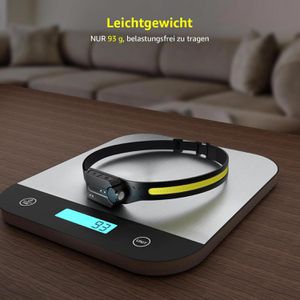 Produktbild für Stirnlampe Lepro LED, wiederaufladbar