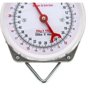 Produktbild für Hängewaage Berger&amp;Schröter Zeigerschnellwaage, Teilung 100 g