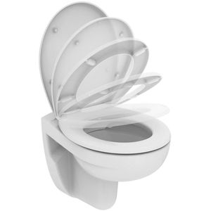Produktbild für WC-Sitz Ideal-Standard Eurovit W303001, oval, aus Duroplast