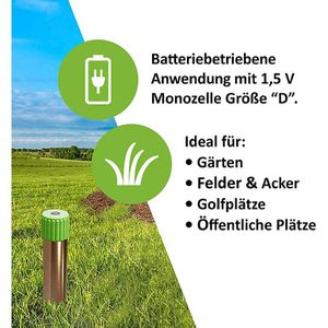 Produktbild für Tiervertreiber Isotronic Maulwurfabwehr Goldfinger