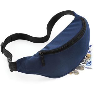 Produktbild für Bauchtasche BagBase BG42, aus Polyester, blau