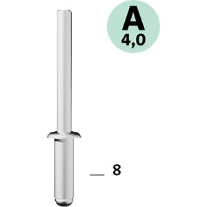 Produktbild für Blindnieten Novus-Tools 045-0086, Aluminium, Set