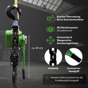 Produktbild für Kettenzug Trutzholm 41800, Hebelzug