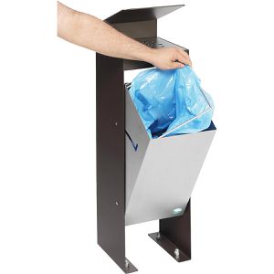Produktbild für Aschenbecher VAR Q25, 21468, braun, für Outdoor, mit Dach