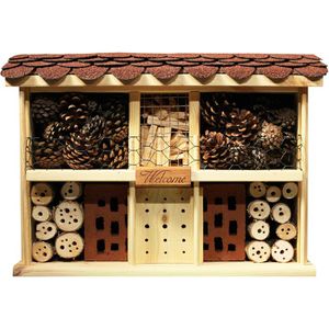 Luxus-Insektenhotels Insektenhotel Landhaus, Komfort, 47 x 34 x 12,5cm