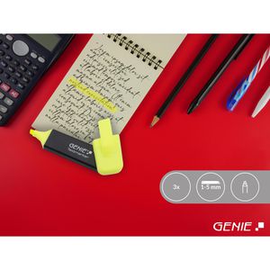 Produktbild für Textmarker Genie 40020, 3 Stück
