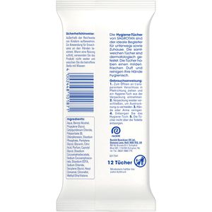 Produktbild für Reinigungstücher Sagrotan Hygiene-Tücher, feucht