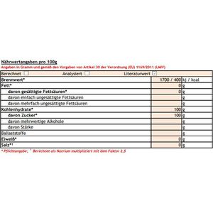 Produktbild für Zuckersticks Hellma Rübenzucker, weißer Zucker, BIO
