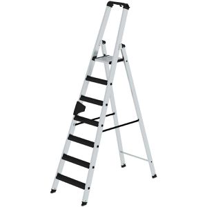 Stehleiter MUNK 42107, nivello-Leiterfüße, mit Plattform