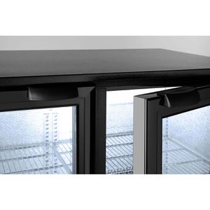 Produktbild für Getränkekühlschrank Arktic 235829, mit Glastür, abschließbar