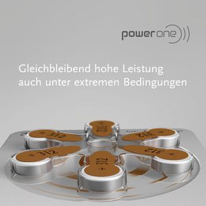 Produktbild für Hörgerätebatterie Power-One 24607 p312