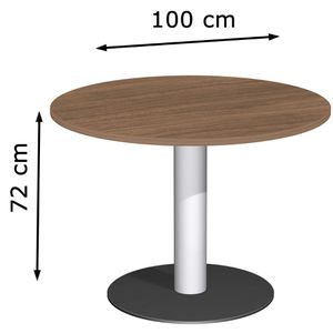 Produktbild für Besprechungstisch Geramöbel N-710202-N, rund