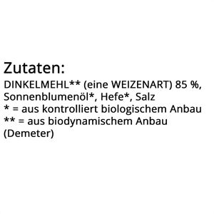 Produktbild für Zwieback Naturata Dinkel, laktosefrei, demeter, BIO