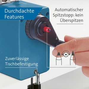 Produktbild für Spitzmaschine Dahle 155, mit Kurbel