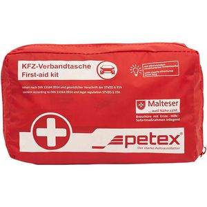 Petex Erste-Hilfe-Tasche gefüllt, Füllung nach DIN 13164, Auto