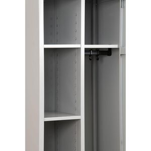Produktbild für Mehrzweckschrank G-Office CLC/FD.1860, abschließbar, rot